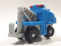 2003 Mattel Fisher Price Geotrax B4345 Tow Truck Blue Plastic Die Cast Toy Car Vehicle