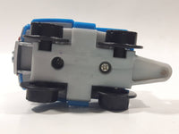 2003 Mattel Fisher Price Geotrax B4345 Tow Truck Blue Plastic Die Cast Toy Car Vehicle