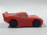2008 Disney Pixar Cars Lightning McQueen Red Plastic Die Cast Toy Car Vehicle
