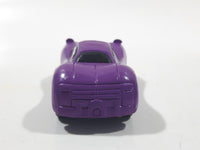 Disney Pixar Cars Purple Mini PVC Hard Rubber Toy Car Vehicle