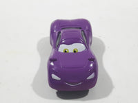 Disney Pixar Cars Purple Mini PVC Hard Rubber Toy Car Vehicle