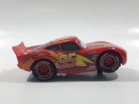 Disney Pixar Cars Carrera Lightning McQueen Red Toy Slot Car Vehicle - Busted Spoiler