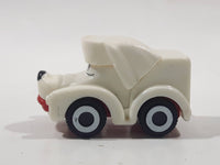 1999 Kinder Surprise Dog Ambulance Medic White Miniature Toy Car Vehicle K99 n 104