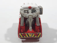 Disney Pixar Cars Tow Mater Tow Truck Fire Dept Red and White Die Cast Toy Car Vehicle M1697