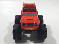 2014 Mattel Viacom Blaze & The Monster Machines Blaze Monster Truck Orange Red Die Cast Toy Car Vehicle