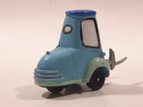Disney Pixar Cars Fork Lift Guido Blue Hard Rubber Toy Car Vehicle