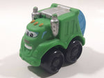 2009 Hasbro Tonka Lil Chuck & Friends Garbage Truck Green and Blue Plastic Toy Car Vehicle