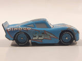 Disney Pixar Cars Lightning McQueen Dinoco #95 Blue Die Cast Toy Car Vehicle