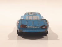 Disney Pixar Cars Lightning McQueen Dinoco #95 Blue Die Cast Toy Car Vehicle