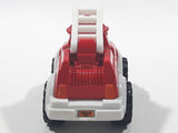 2000 Maisto Hasbro Tonka Lil Chuck & Friends Fire Ladder Truck Red and White Die Cast Toy Car Vehicle