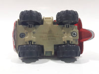 2000 Maisto Hasbro Tonka Lil Chuck & Friends Truck Red Grey and Yellow Die Cast Toy Car Vehicle