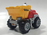 2000 Maisto Hasbro Tonka Lil Chuck & Friends Dump Truck Red and Yellow Die Cast Toy Car Vehicle