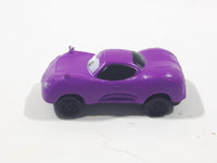 Disney Pixar Cars Purple Mini PVC Hard Rubber Toy Car Vehicle