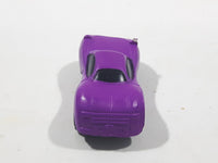 Disney Pixar Cars Purple Mini PVC Hard Rubber Toy Car Vehicle