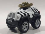 2000 Maisto Hasbro Tonka Lil Chuck & Friends Safari Truck Zebra White and Black Die Cast Toy Car Vehicle