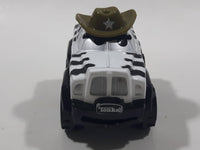 2000 Maisto Hasbro Tonka Lil Chuck & Friends Safari Truck Zebra White and Black Die Cast Toy Car Vehicle