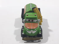 Disney Pixar Cars Vac Tanker Truck Green and Brown Plastic Die Cast Toy Car Vehicle