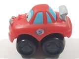 2008 Hasbro Tonka #5 Red Plastic Toy Car Vehicle