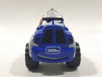 2000 Maisto Hasbro Tonka Lil Chuck & Friends Tow Truck Blue and Yellow Die Cast Toy Car Vehicle