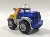 2000 Maisto Hasbro Tonka Lil Chuck & Friends Tow Truck Blue and Yellow Die Cast Toy Car Vehicle