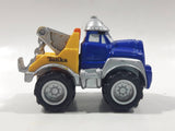 2000 Maisto Hasbro Tonka Lil Chuck & Friends Tow Truck Blue and Yellow Die Cast Toy Car Vehicle