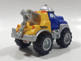 2000 Maisto Hasbro Tonka Lil Chuck & Friends Tow Truck Blue and Yellow Die Cast Toy Car Vehicle