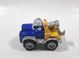 2000 Maisto Hasbro Tonka Lil Chuck & Friends Tow Truck Blue and Yellow Die Cast Toy Car Vehicle