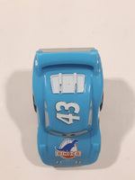 Disney Pixar Cars Dinoco #43 Petty Blue with Huge Slicks Die Cast Toy Drag Racing Car Vehicle BFL98