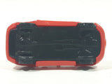 Disney Pixar Cars Taxi Cab Red PVC Hard Rubber Toy Car Vehicle