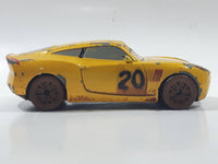Disney Pixar Cars Yellow 4" Long Die Cast Toy Car Vehicle