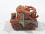 Disney Pixar Cars Tow Mater Brown Plastic Toy Car Vehicle - Busted Side Mirrors