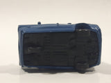 Disney Pixar Sedan 3 Wheels Dark Blue Miniature PVC Hard Rubber Toy Car Vehicle