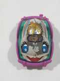 1997 Kinder Surprise Pink Rainbow Girl Chrome and Pink Plastic Miniature Toy Car Vehicle K97 N32