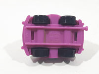 1997 Kinder Surprise Pink Rainbow Girl Chrome and Pink Plastic Miniature Toy Car Vehicle K97 N32