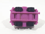 1997 Kinder Surprise Pink Rainbow Girl Chrome and Pink Plastic Miniature Toy Car Vehicle K97 N32