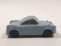 Disney Pixar Cars Light Blue Classic Car Mini PVC Hard Rubber Toy Car Vehicle