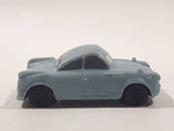 Disney Pixar Cars Light Blue Classic Car Mini PVC Hard Rubber Toy Car Vehicle