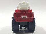 2011 Hasbro Tonka Lil Chuck & Friends Boomer Fire Truck Dark Red Die Cast Toy Car Vehicle