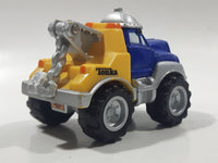 2000 Maisto Hasbro Tonka Lil Chuck & Friends Tow Truck Blue and Yellow Die Cast Toy Car Vehicle