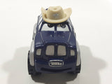 2000 Maisto Hasbro Tonka Lil Chuck & Friends Sheriff Police Cop Car Dark Blue Die Cast Toy Car Vehicle