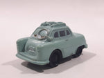 Disney Pixar Cars Light Blue Green Car with Roof Rack Mini PVC Hard Rubber Toy Car Vehicle