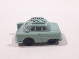 Disney Pixar Cars Light Blue Green Car with Roof Rack Mini PVC Hard Rubber Toy Car Vehicle