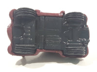 Disney Pixar Maroon Dark Red Brown Miniature PVC Hard Rubber Toy Car Vehicle