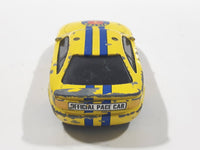 Disney Pixar Cars Piston Cup Official Pace Car Yellow Die Cast Toy Car Vehicle Missing Roof Lights