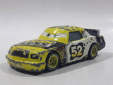 Disney Pixar Cars Leak Less Adult Drip Pans #52 Yellow White Black Die Cast Toy Car Vehicle