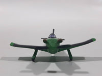 Disney Pixar Planes Ripslinger Propeller Airplane Green and Black PVC Hard Rubber Toy Aircraft Vehicle