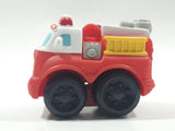 2008 Hasbro Tonka Lil Chuck & Friends Fire Truck Red and White Plastic Toy Car Vehicle