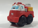 2008 Hasbro Tonka Lil Chuck & Friends Fire Truck Red and White Plastic Toy Car Vehicle