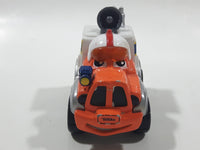 2002 Maisto Hasbro Tonka Lil Chuck & Friends Lil Chuck Orange and White Die Cast Toy Car Vehicle