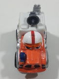 2002 Maisto Hasbro Tonka Lil Chuck & Friends Lil Chuck Orange and White Die Cast Toy Car Vehicle